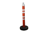 Barrier post 1200 mm, plastic base